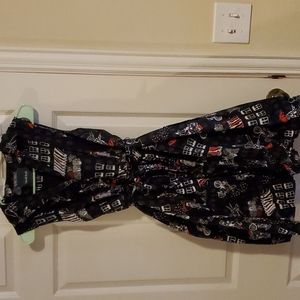 Small black shirt dress modcloth